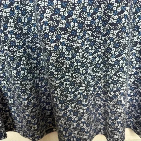 Northern Reflections Boho Blouse Floral /  Lace Blue & White Size Extra Large - Picture 15 of 16